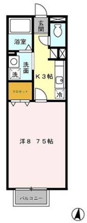 シャルマンの物件間取画像